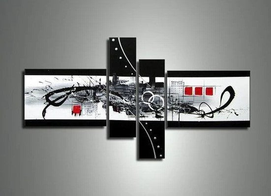 80 Inch Wall Art Paintings, Black and White Painting, 72 Inch Contemporary Art Paintings, Buy Paintings Online
