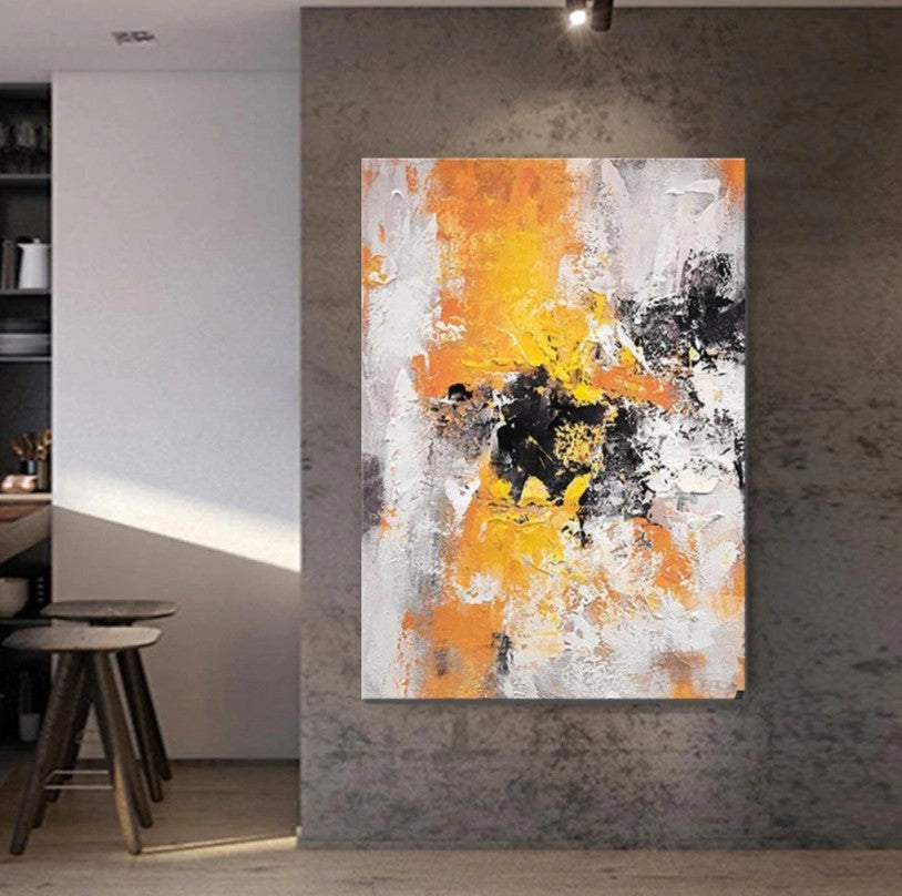 Abstract Acrylic Paintings for Living Room, Modern Contemporary Artwork, Buy Paintings Online, Heavy Texture Canvas Art