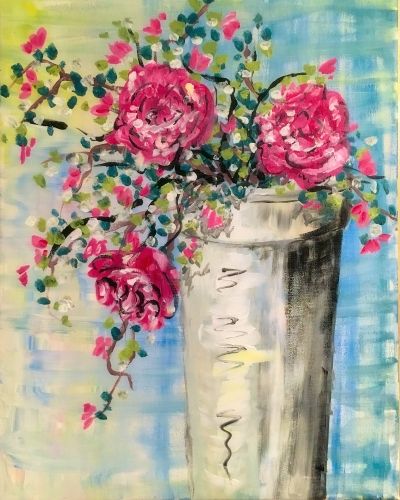 Easy Acrylic Flower Painting Ideas for Beginners, Simple Acrylic Flower Painting Ideas, Easy Flower Painting Ideas for Kids, Simple DIY Painting Ideas