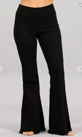 Flared Bell Pants - Black - ONLY 1 LEFT! SIZE S