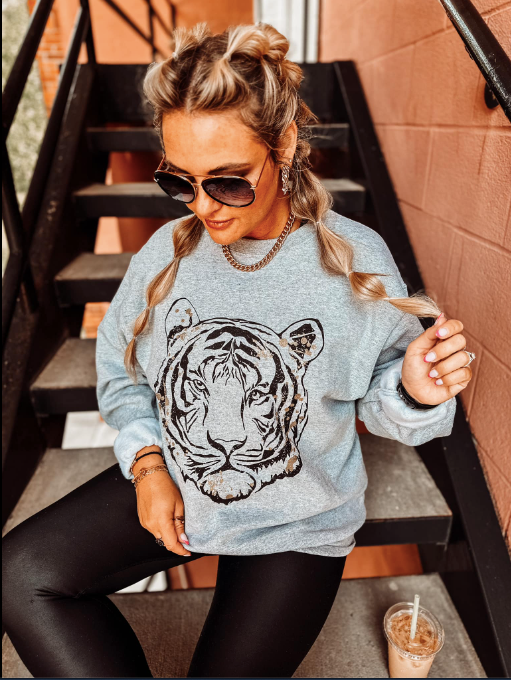 Golden Tiger Sweatshirt - ONLY 1 SIZE LEFT! SIZE S