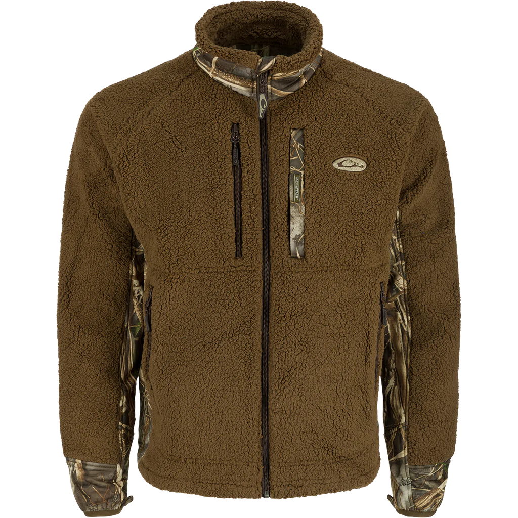 Drake Waterfowl MST Sherpa Fleece Hybrid Liner Full Zip