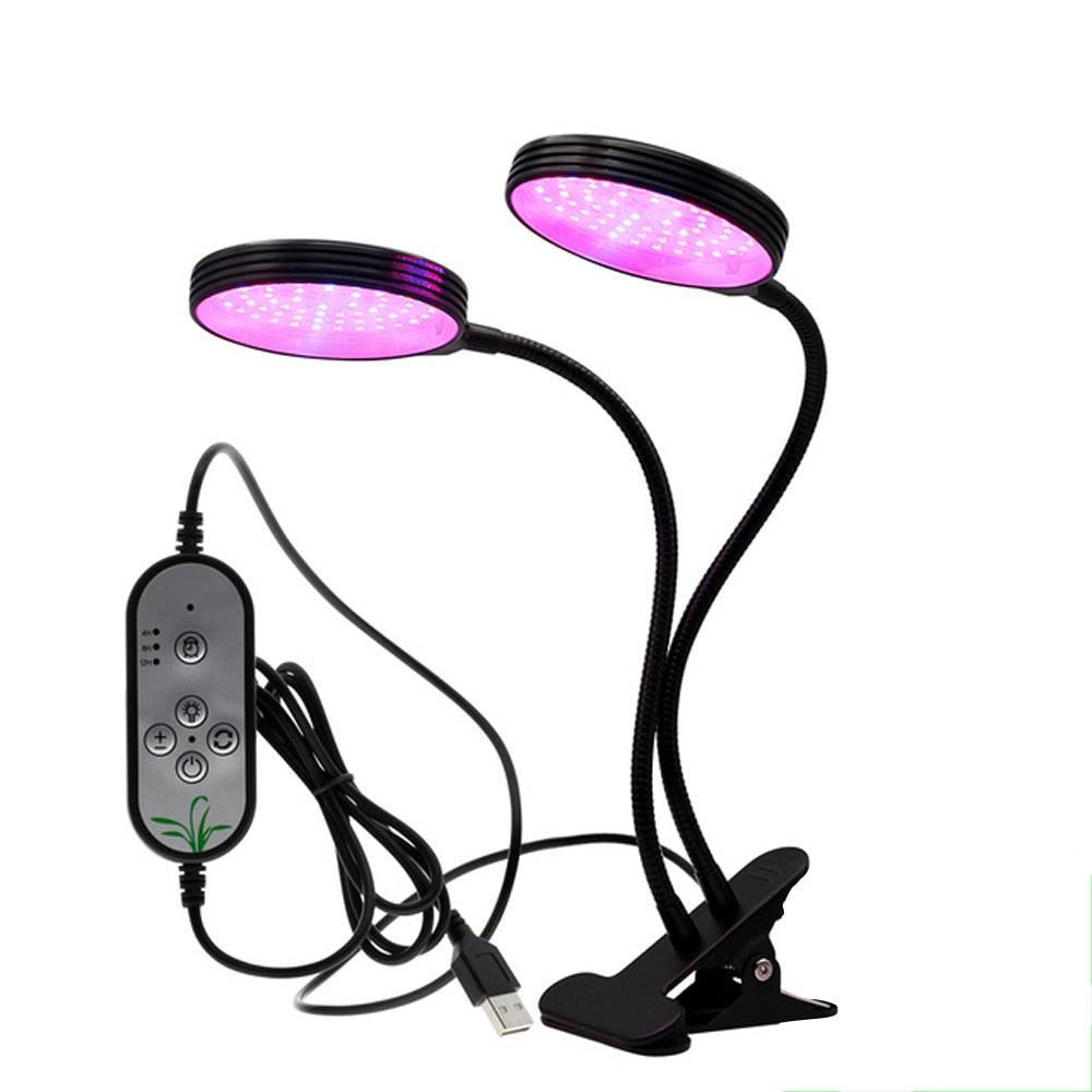 Full Spectrum Phyto Grow Light with Timer Clip