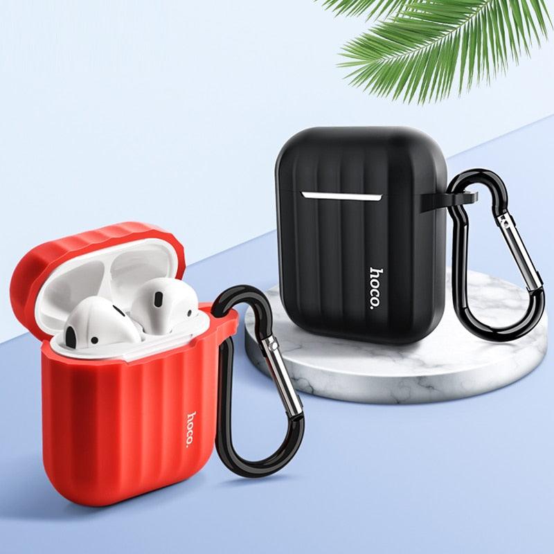 Soft silicone Cover for Apple AirPods and Anti-lost rope
