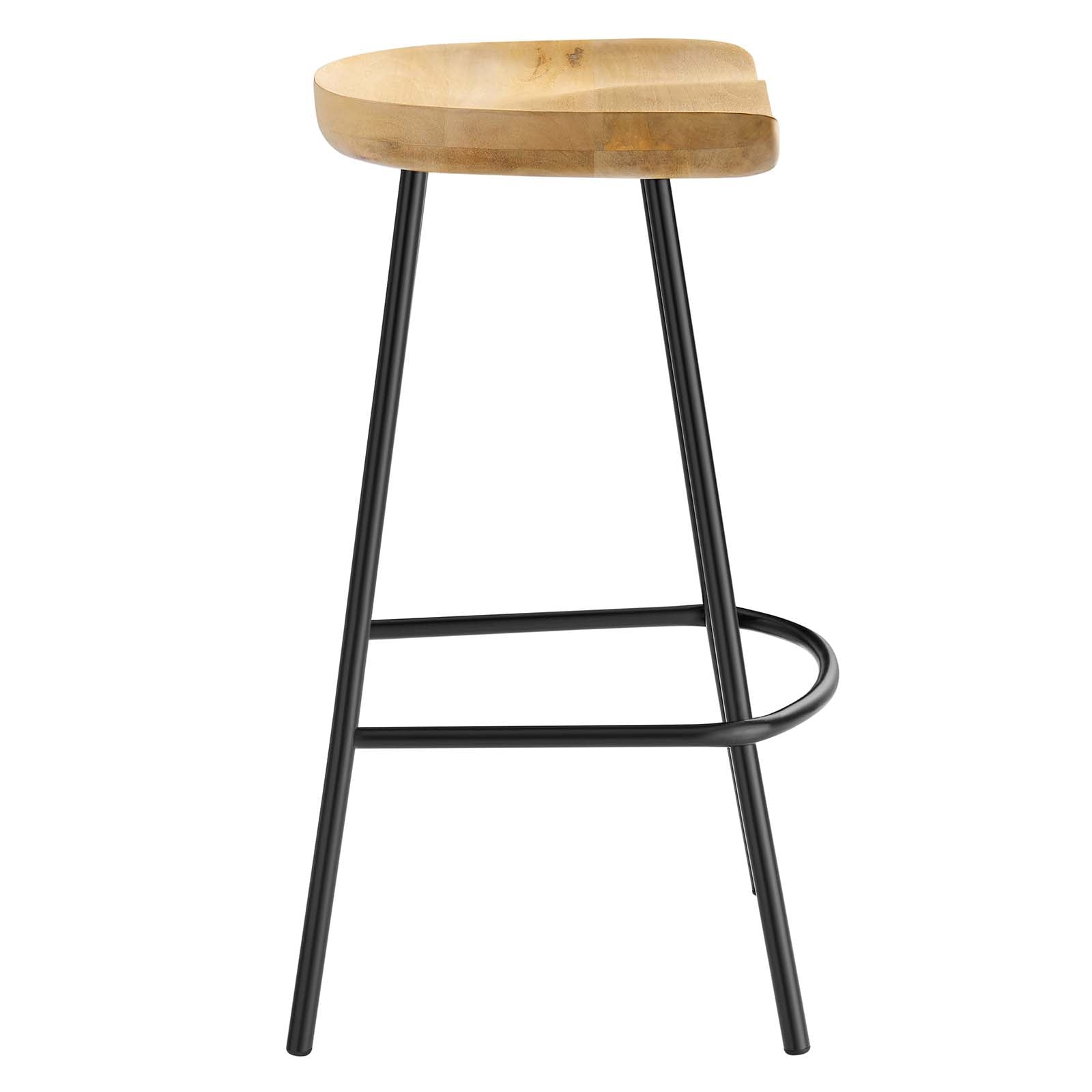 Concord Backless Wood Counter Stools - Set of 2 By Modway - EEI-6741