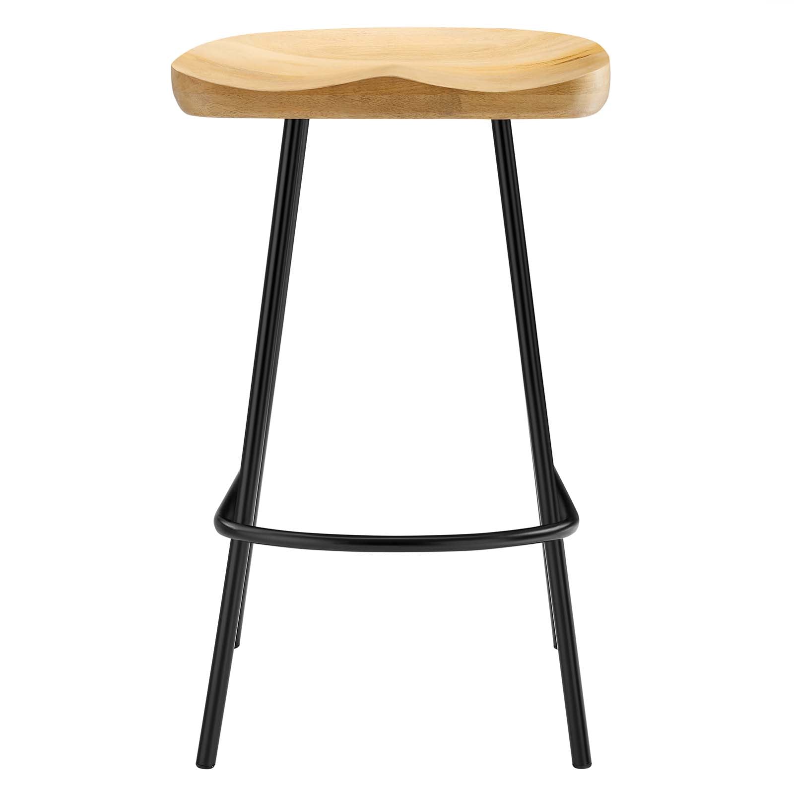 Concord Backless Wood Counter Stools - Set of 2 By Modway - EEI-6741