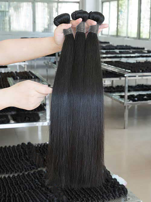 Wholesale Brazilian Straight Hair Bundles 8-40 Inches 1B#
