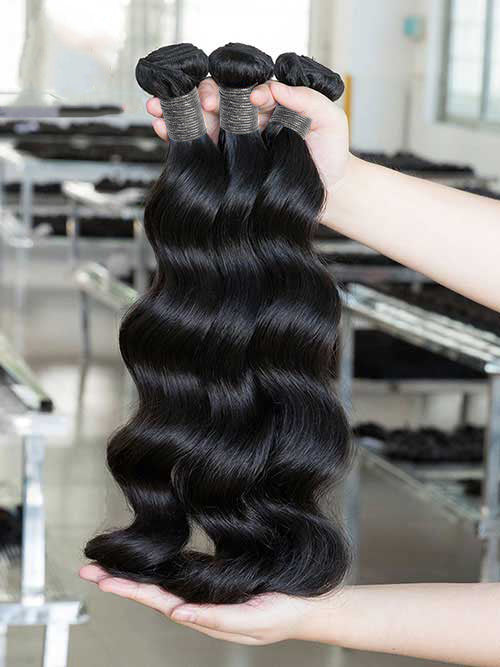 Wholesale Brazilian Loose Wave Bundles 8-40 Inches 1B#
