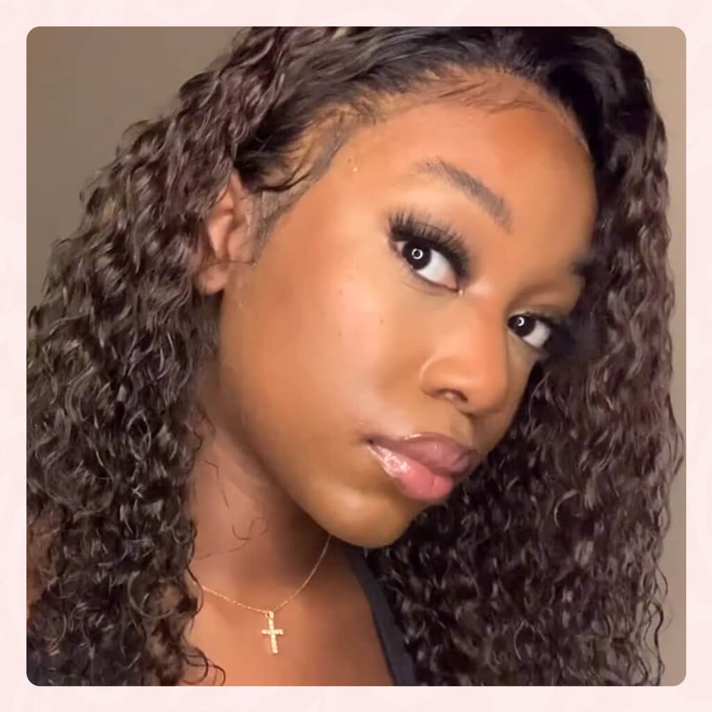 Ombre Honey Blonde Short Human Hair Wigs 1b30 #1b99j Brazilian Curly Lace Front Wigs Burgundy Water Wave Bob Wigs For Black Women #1b