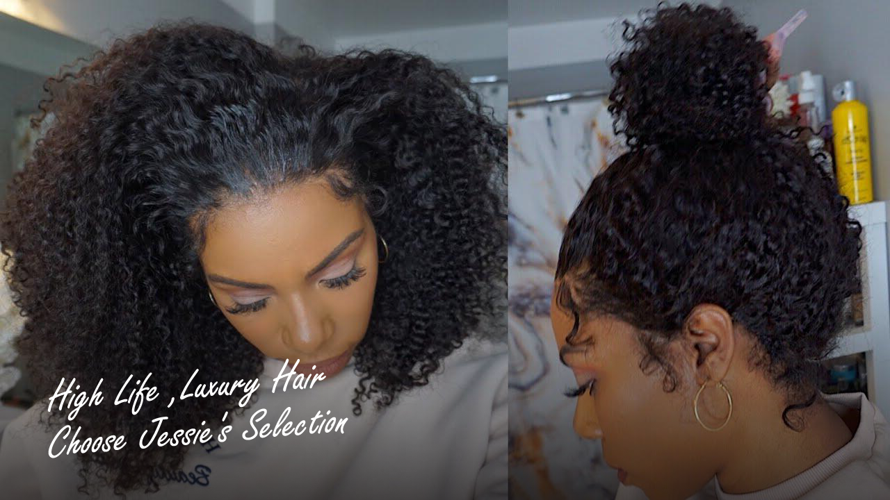 afro kinky curly lace frontal wigs