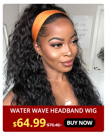 Water Wave Headband Wig