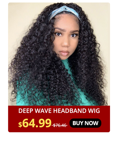 Deep Wave Headband Wig