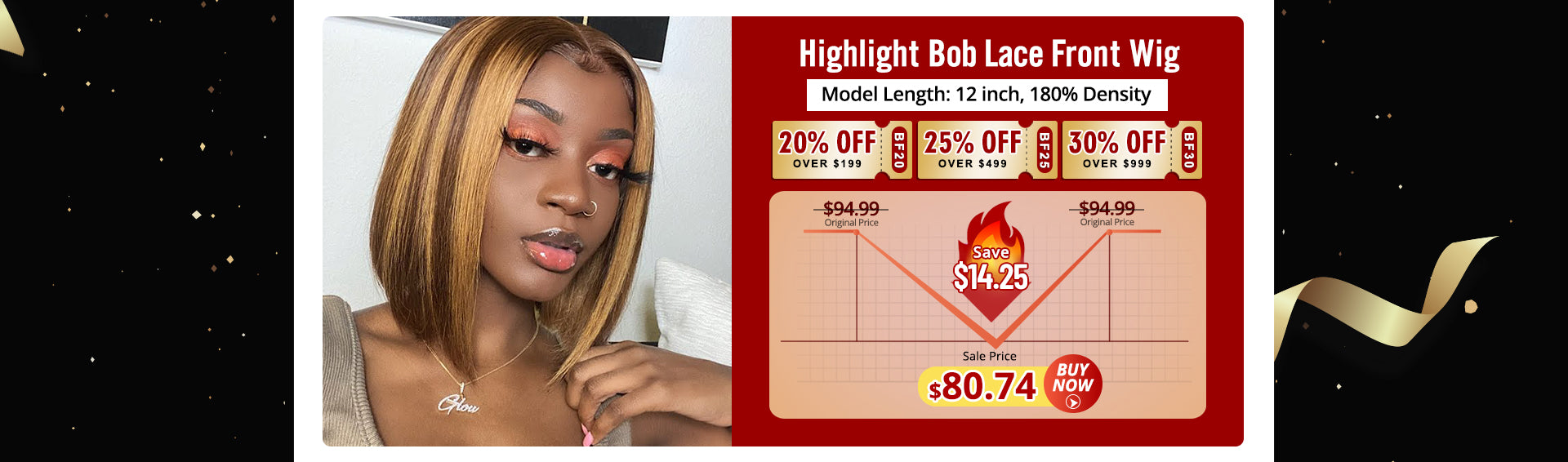 Highlight Bob Lace Front Wigs