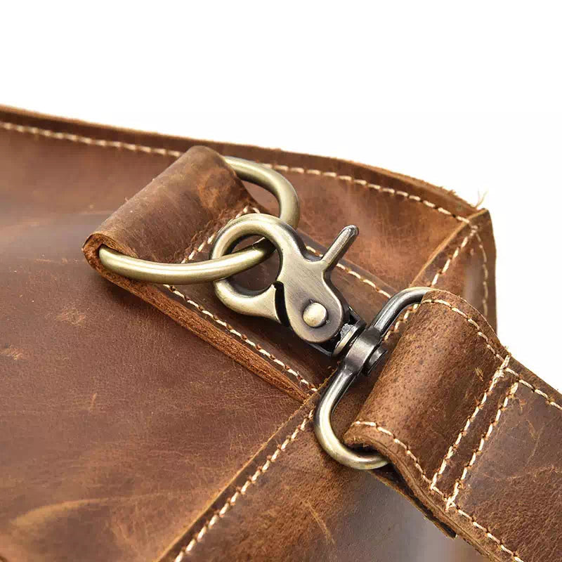 Leder-Rucksack, braun