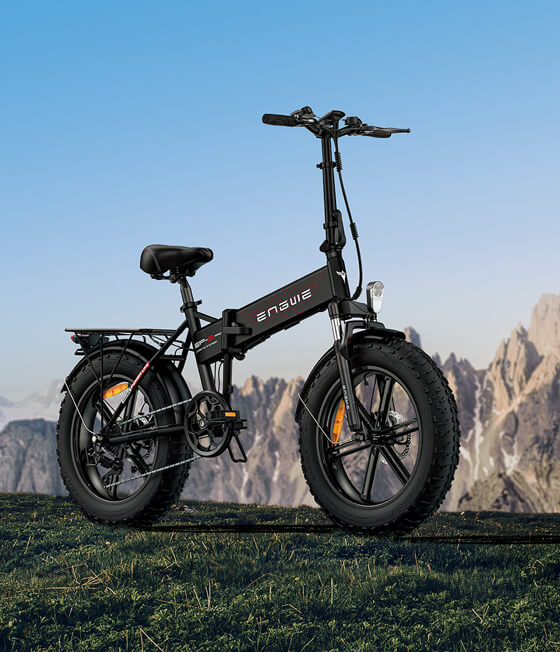 engwe ep-2 pro electric bike on the grass