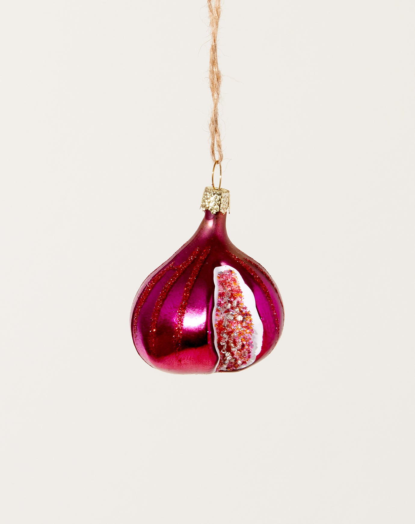 Orchard Fig Ornament in Purple