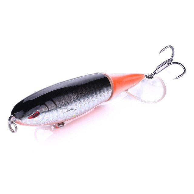 Whopper Popper Rotating Rattle Tail Lure