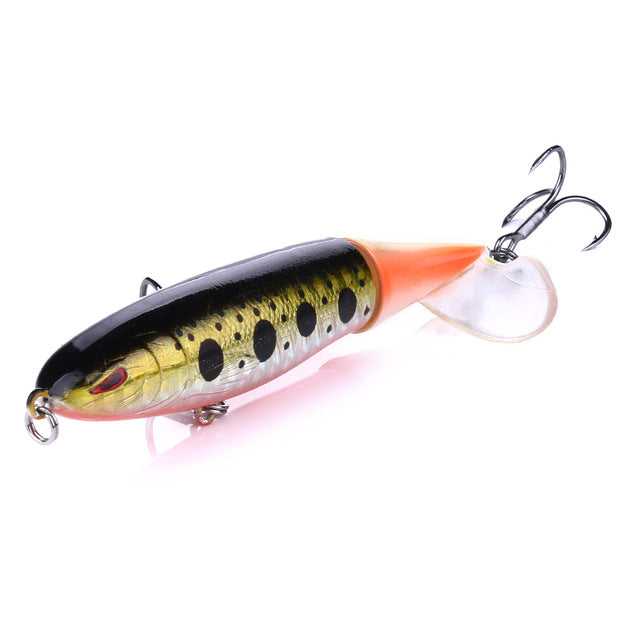 Whopper Popper Rotating Rattle Tail Lure