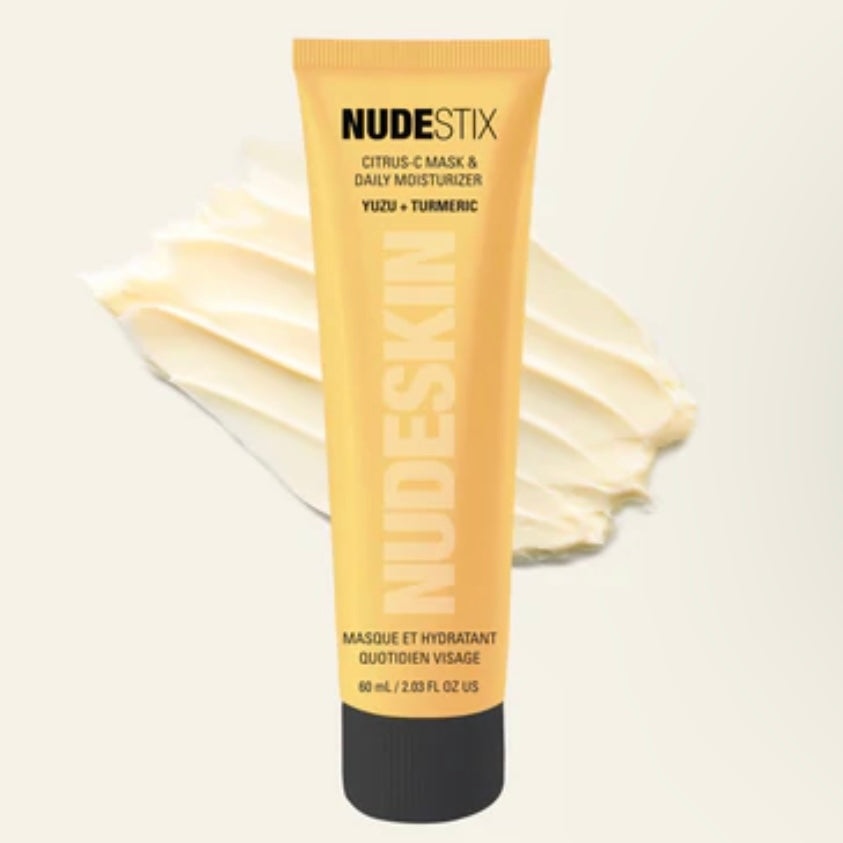 NudeStix Citrus-C Mask Daily Moisturizer Yuzu + Turmeric 2.03oz