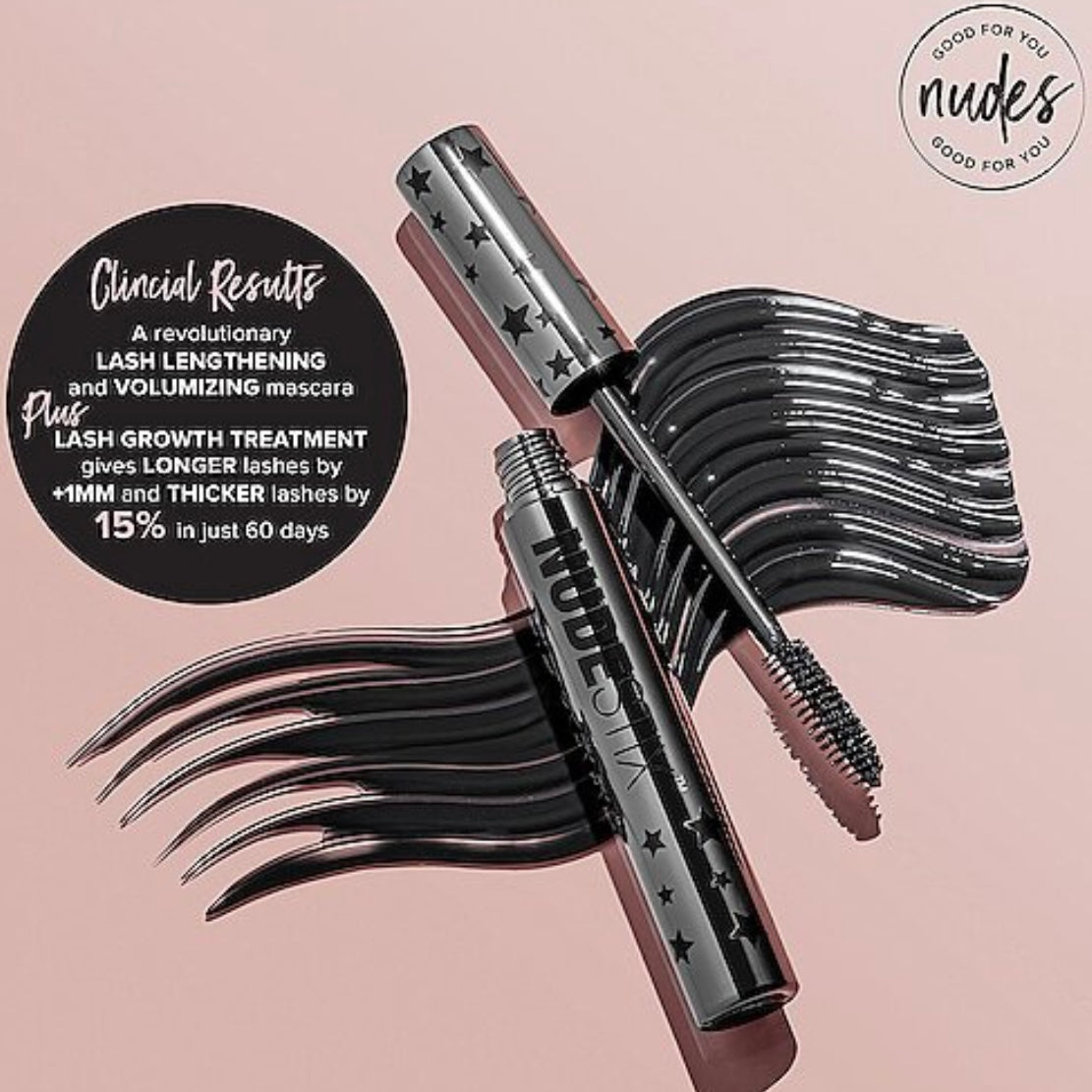 NudeStix Vegan Lift and Curl Lash Lengthening Mascara