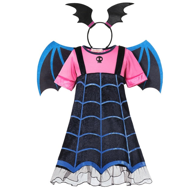 BETTER BOO Disney Vampirina Halloween Costume with Disguise Mask  for Girls