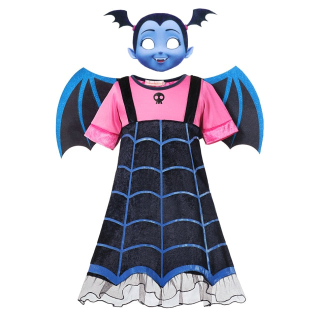 BETTER BOO Disney Vampirina Halloween Costume with Disguise Mask  for Girls