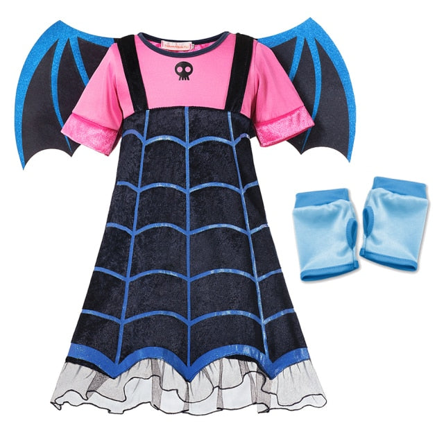 BETTER BOO Disney Vampirina Halloween Costume with Disguise Mask  for Girls