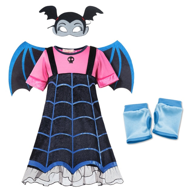 BETTER BOO Disney Vampirina Halloween Costume with Disguise Mask  for Girls