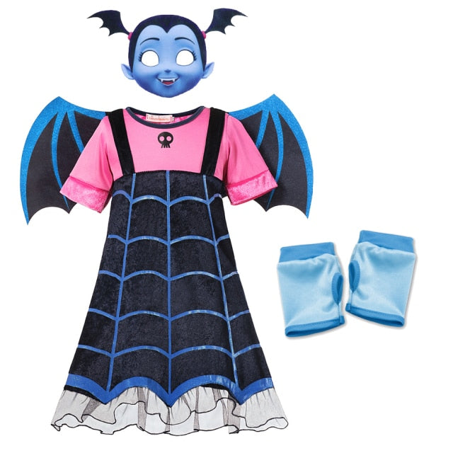 BETTER BOO Disney Vampirina Halloween Costume with Disguise Mask  for Girls