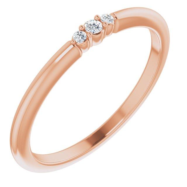 Tania Band -Graduated Diamond, Moissanite or Sapphire Stacking Wedding Ring