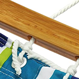 12 FT Curved Bar Hammock with Stand - The Upgraded Spreader Bar
