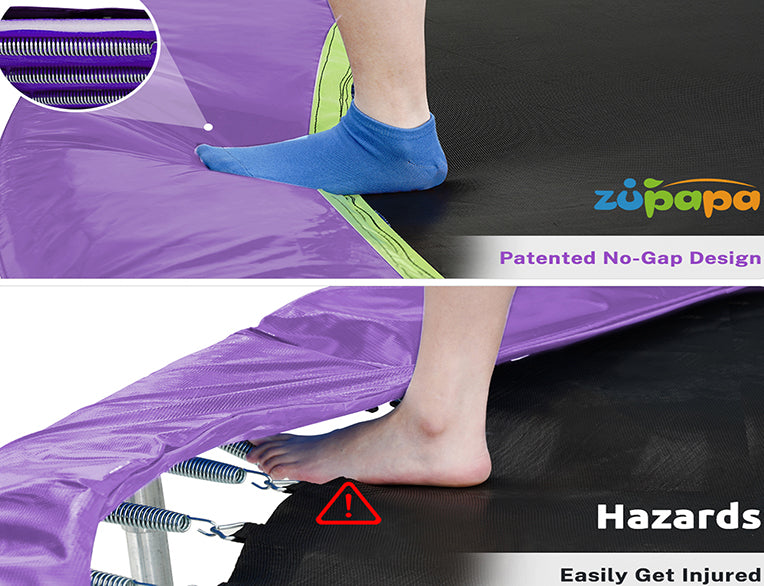Purple Trampoline - No-Gap Mat