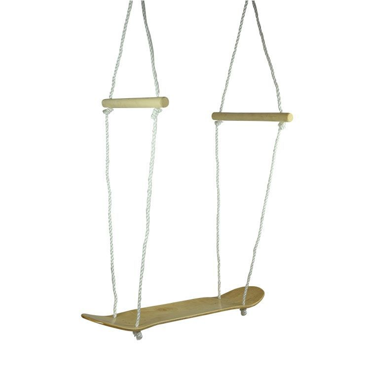 Swing-Board Stand-Up Wood Tree Swing