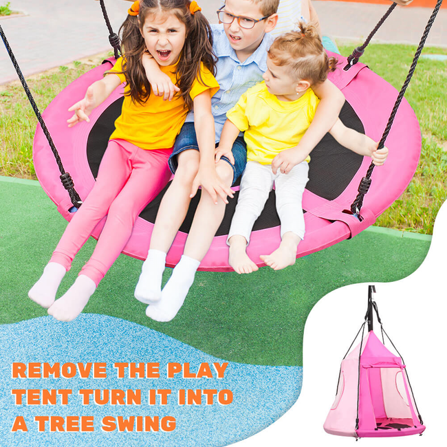 Zupapa saucer tree swing carries up to 300 lb.