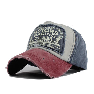 Vintage Racing Team Baseball Cap - Men's Strapback Hat 2020