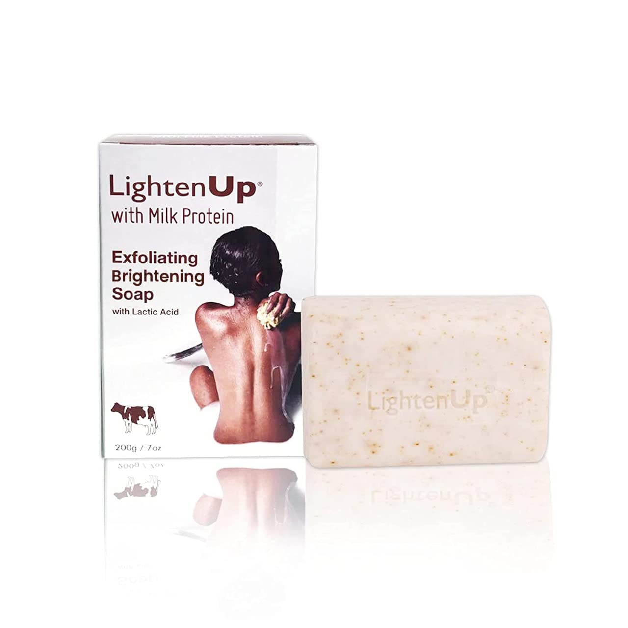 LightenUp Milk Protein Exfoliating Soap 200gr