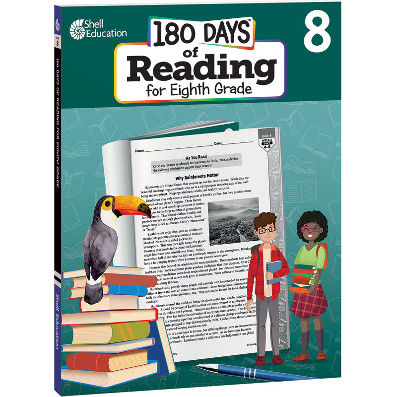 180 Days Of Reading 2Nd Ed Grade 8 (Pack of 2)