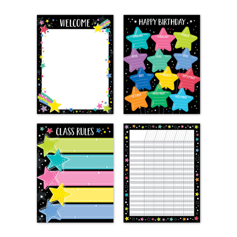 Class 4 Chart Pk Star Bright Essentials (Pack of 2)