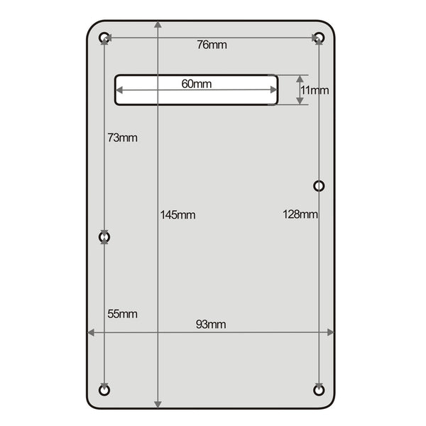 FLEOR Strat Back Plate M00647