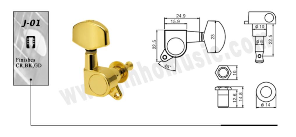 tuning pegs 3L3R