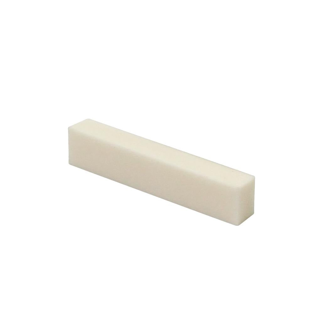 FLEOR Acoustic Guitar Nut Bone Nut Blank Material 43x9x6mm for Guitar Parts DIY