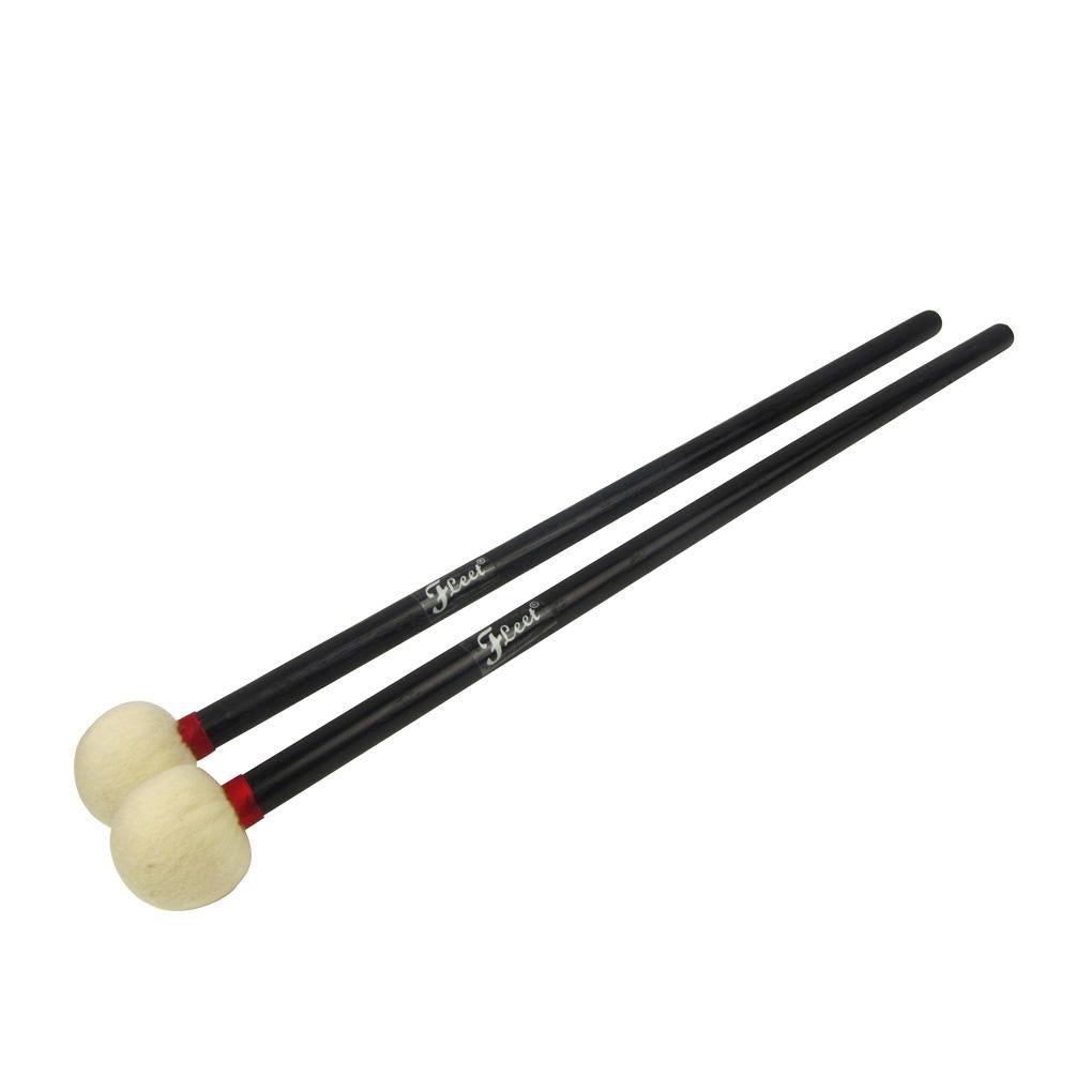 FLEET Pair of Timpani Mallets Drumsticks Drum Mallets for Percussion Drum Accessories