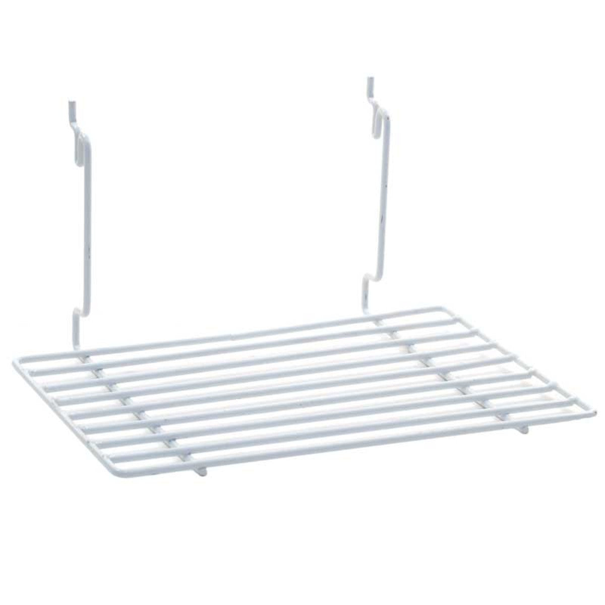 Flat Shelf Fits Slatwall, Grid, Pegboard-12