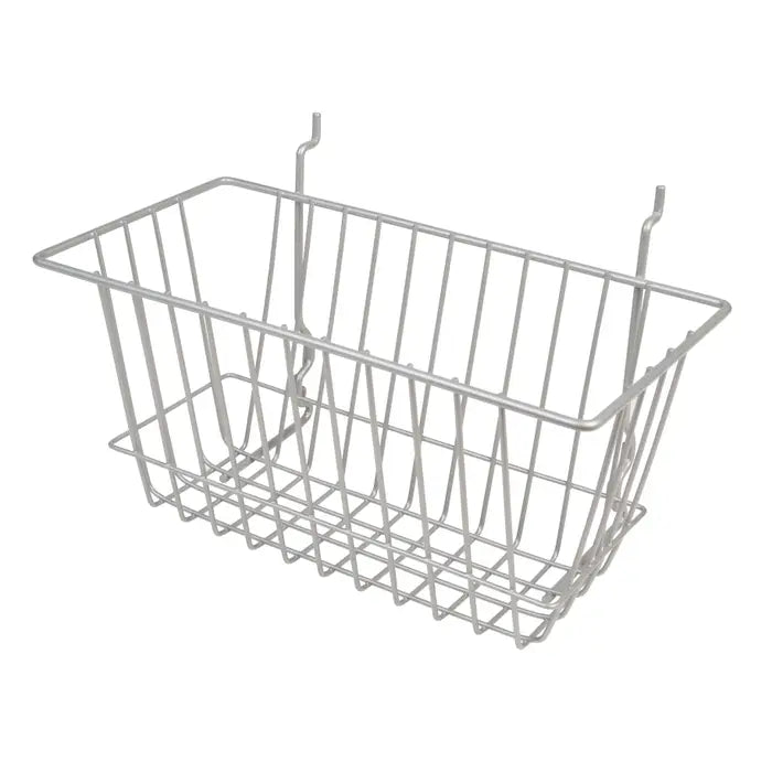 Basket Fits Slatwall, Grid, Pegboard-12