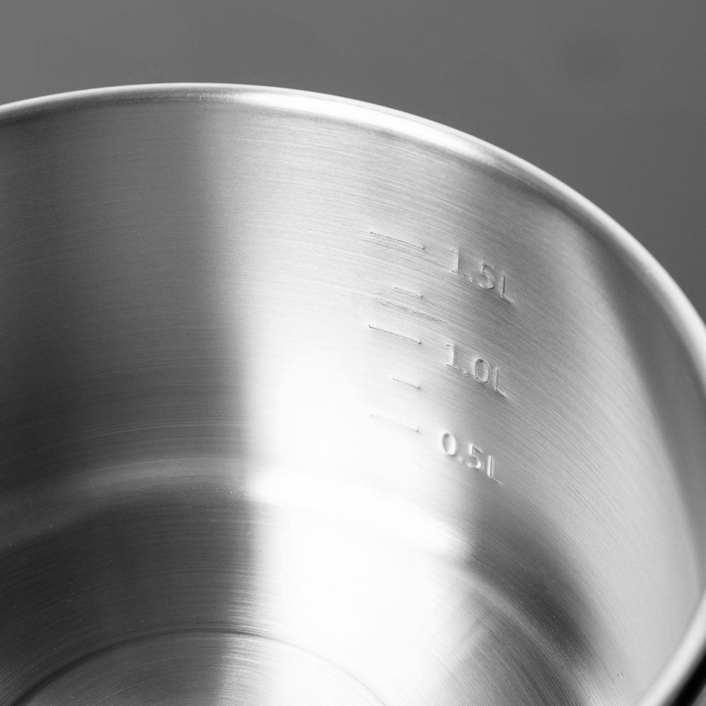 Antarcti Pot 1.5L/0.8L Stainless Steel Cookware