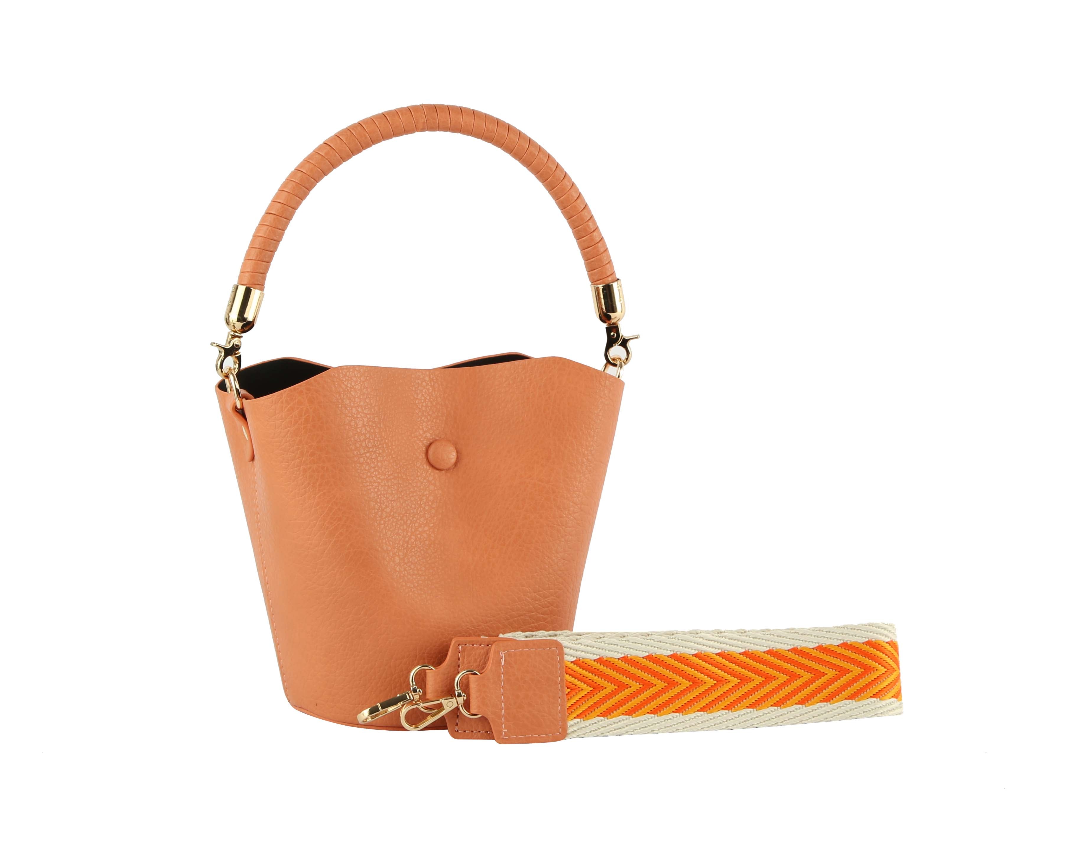 Crossbody Shoulder Bag with Guitar Strap