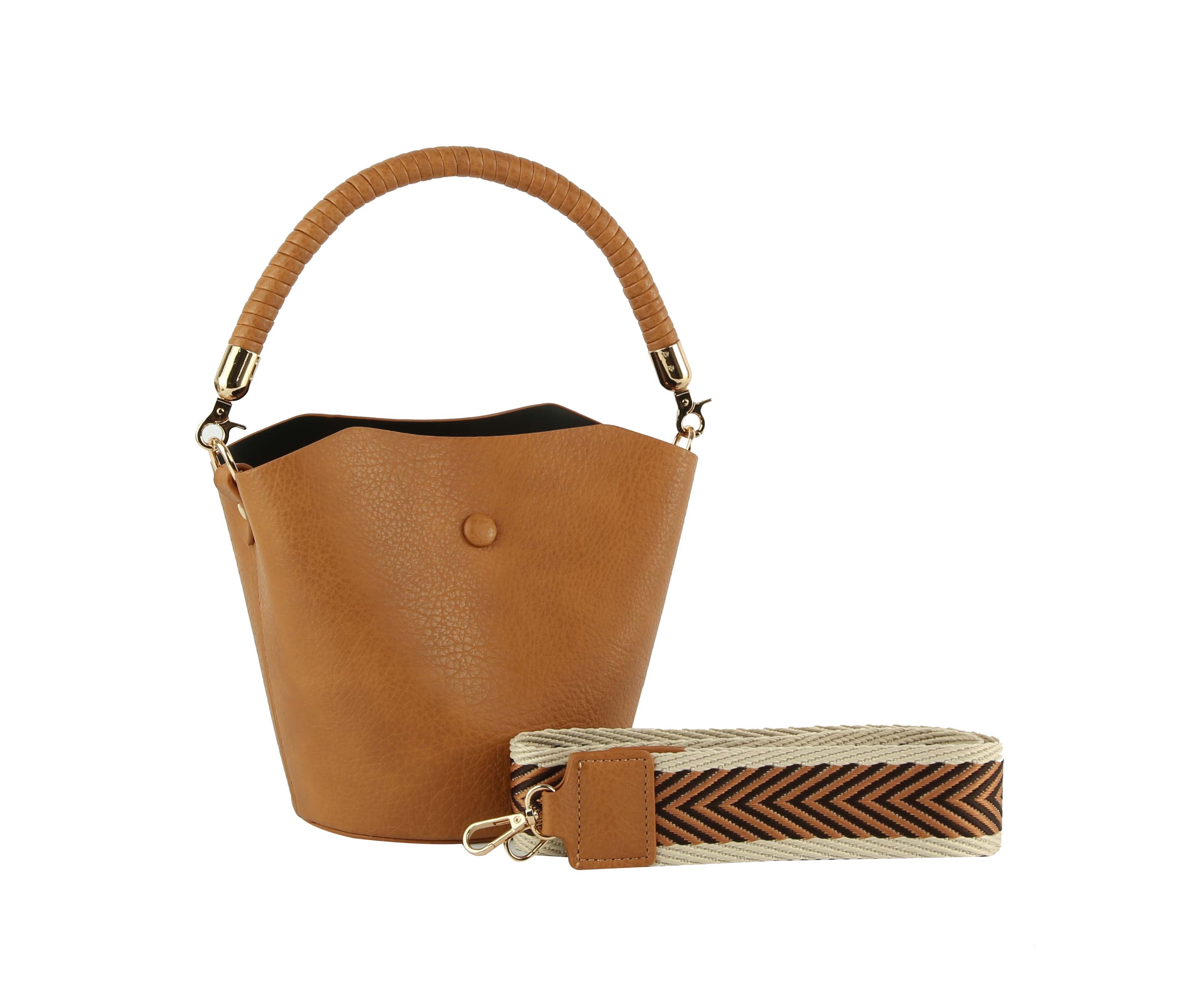 Crossbody Shoulder Bag with Guitar Strap