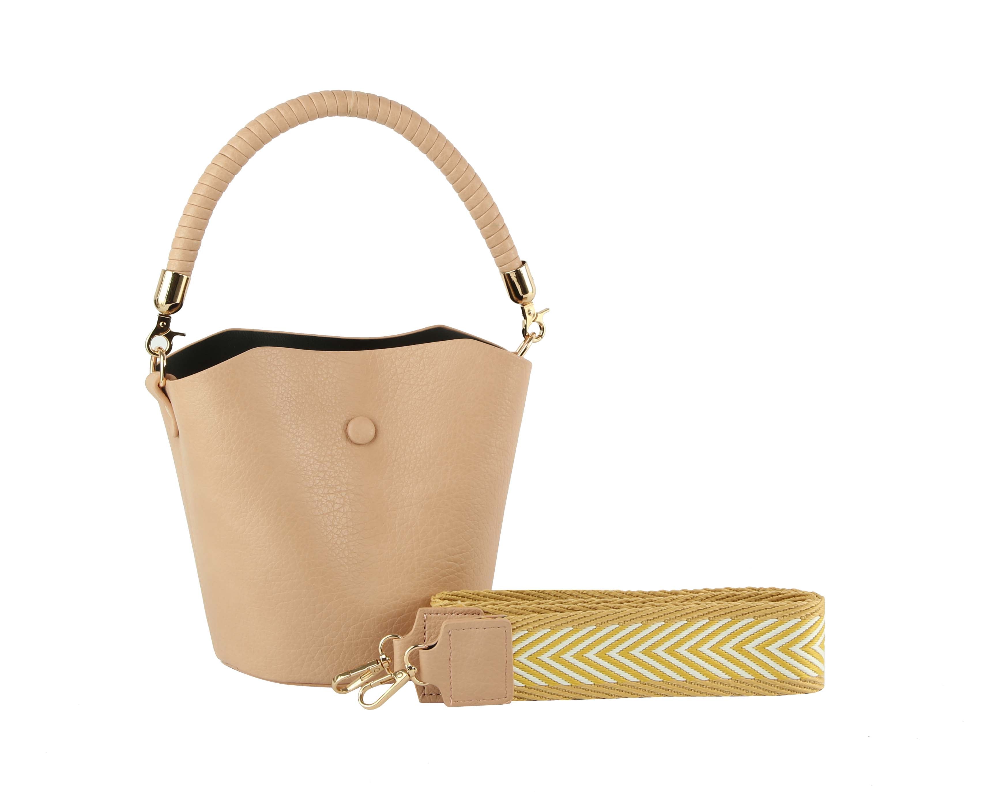 Crossbody Shoulder Bag with Guitar Strap