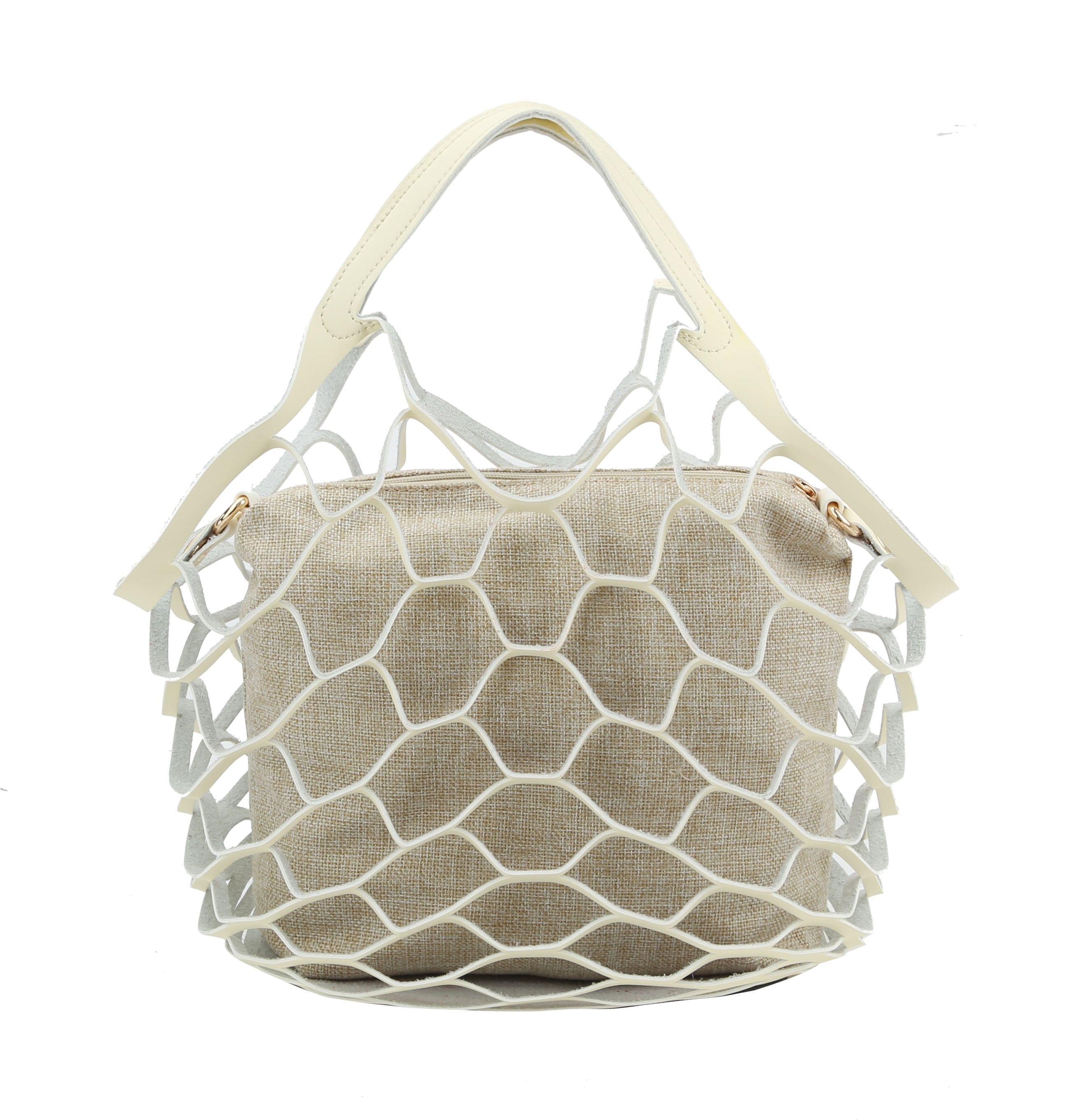Mesh Beach CLUTCH Handbag Womens Casual Bag Foldable For Beach Picnic Vacation and Shopping