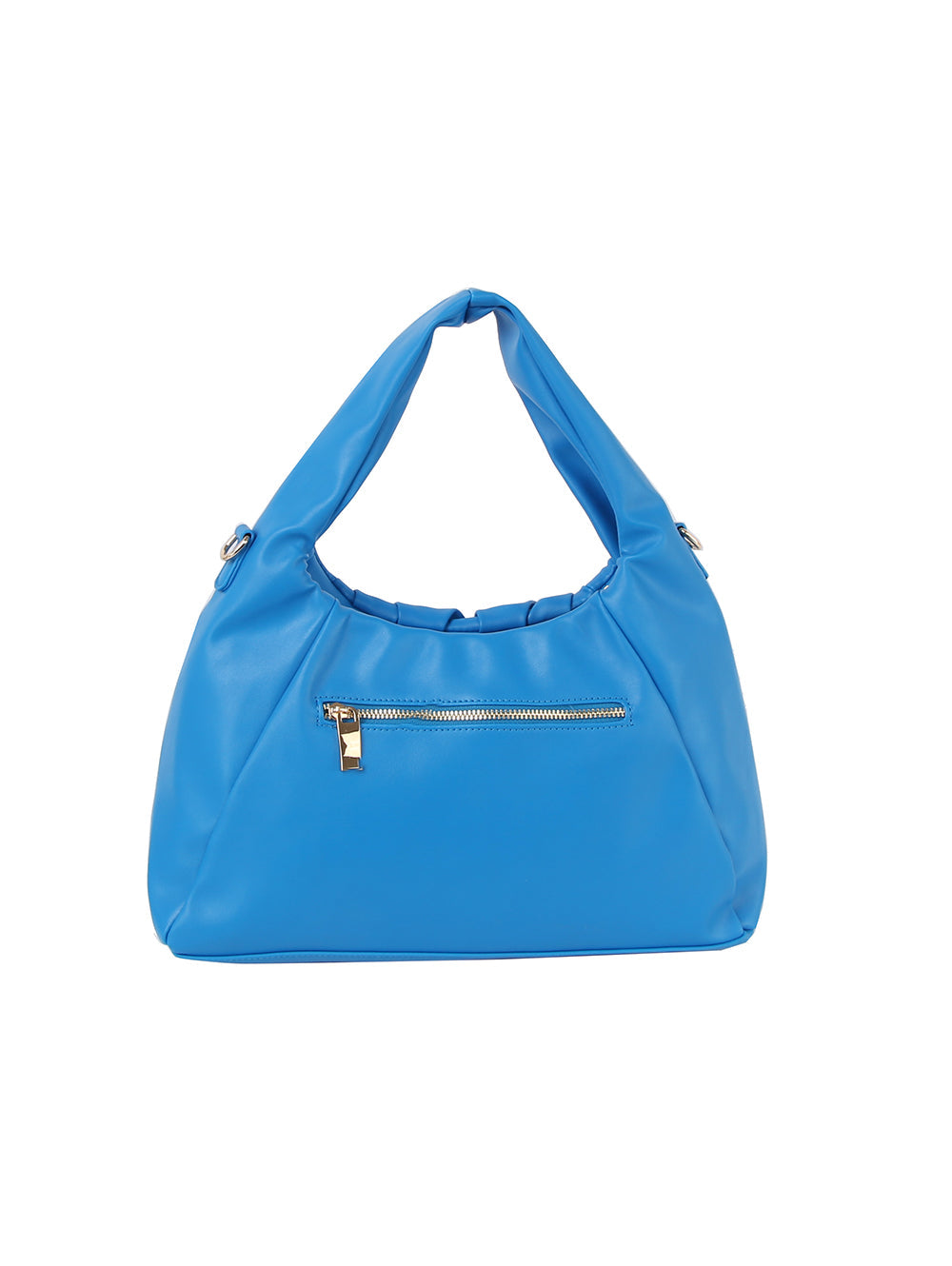 Scrunch soft leather hobo shoulder bag